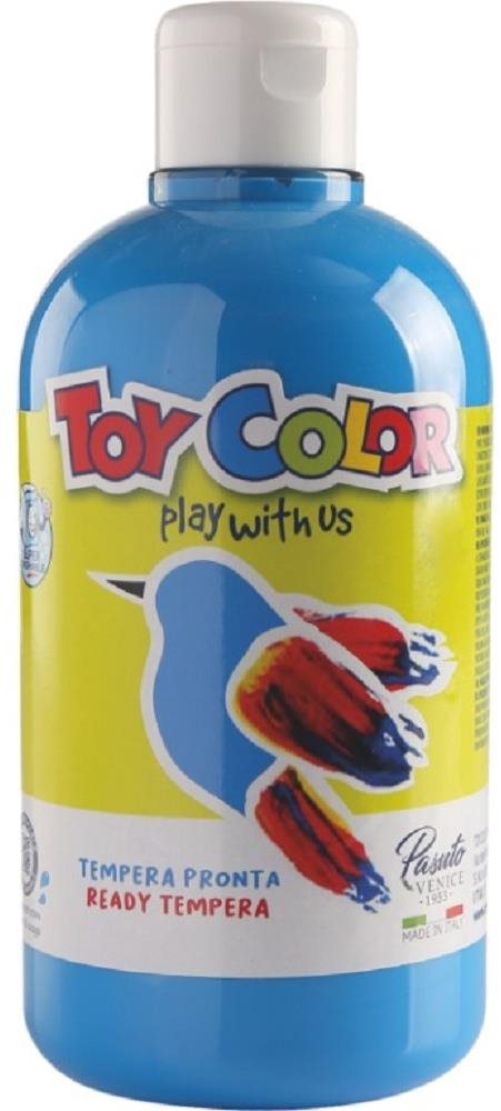 TOY COLOR 500 ml, světle modrá - vodová tekutina pro malování a umělecké činnosti