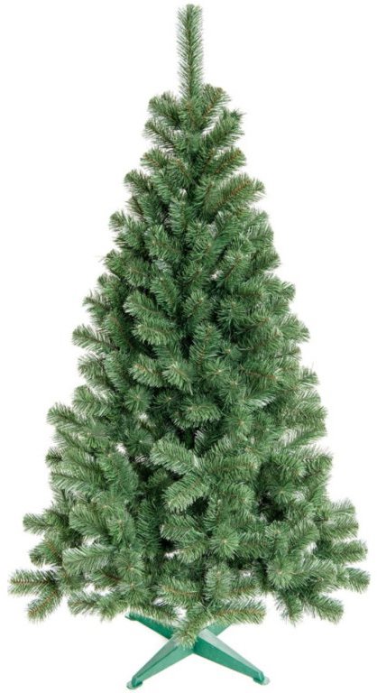 TopKing Vánoční stromeček jedle premium 160 cm - 3D jehličí PVC, nehořlavý s certifikátem