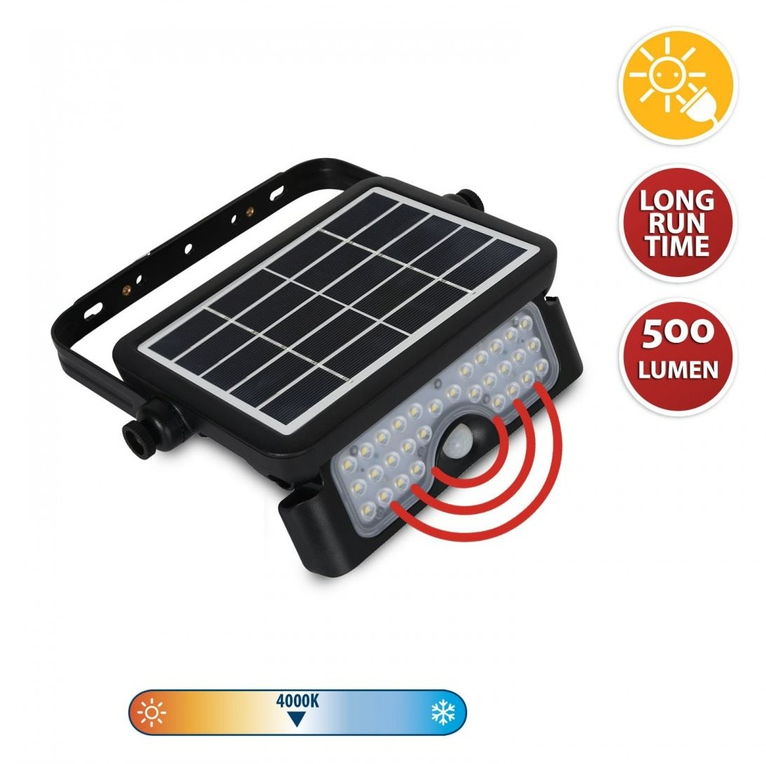 VELAMP LED solární světlo s detektorem pohybu SL360