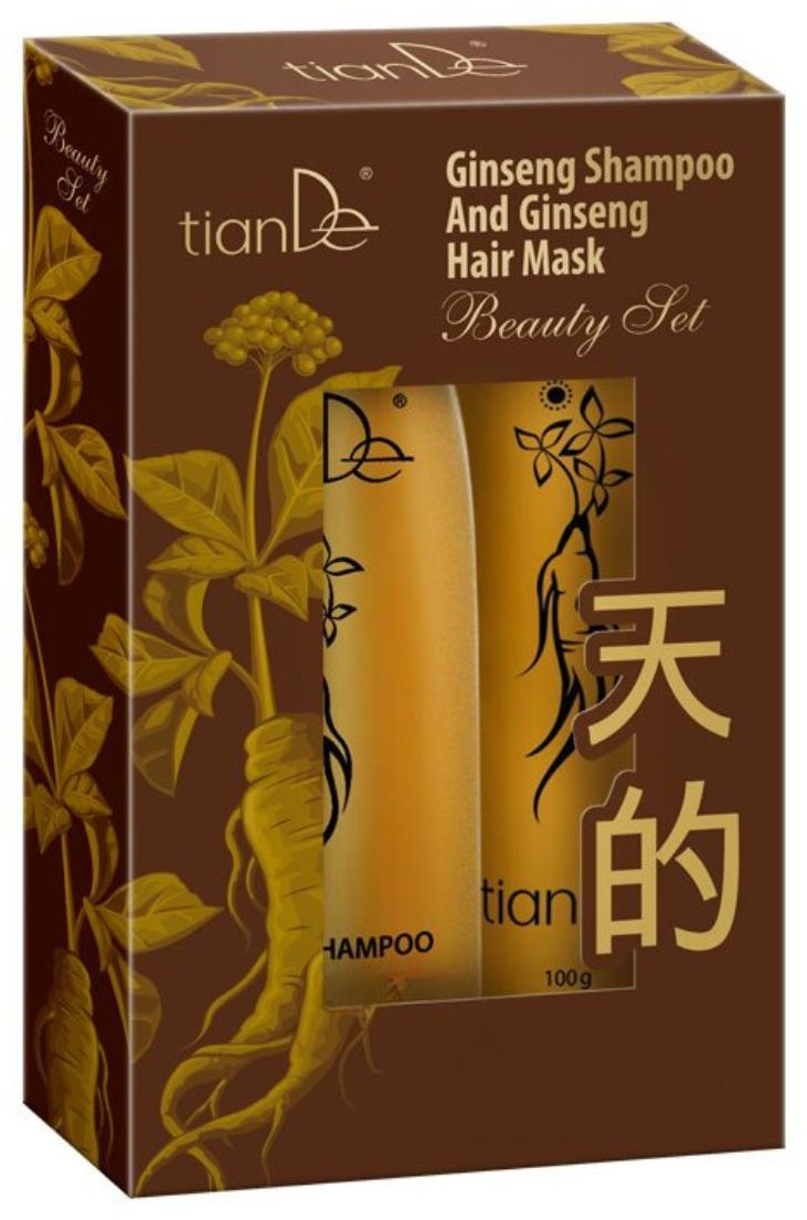 TIANDE šampon a maska s extraktem ženšenu
