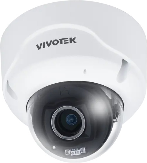 VIVOTEK 5 Mpx venkovní antivandal dome 95,4-28,7°