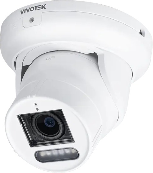 VIVOTEK 5 Mpx venkovní antivandal turret 95,4-28,7°