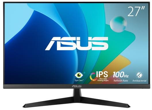27" monitor ASUS VY279HF s tenkým rámem a IPS panelem