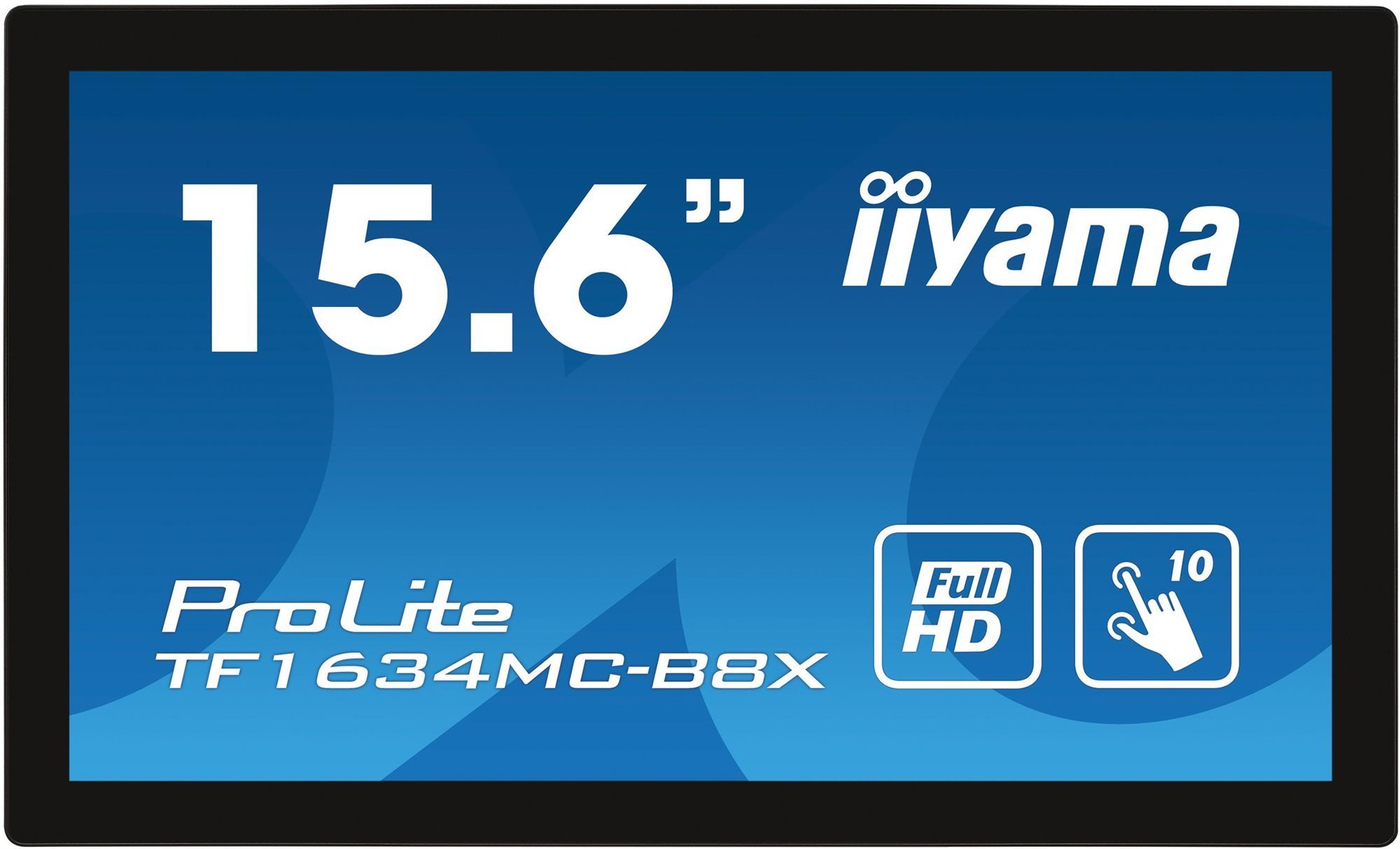 Dotykový monitor iiyama ProLite TF1634MC-B8X s úhlopříčkou 15,6 palců