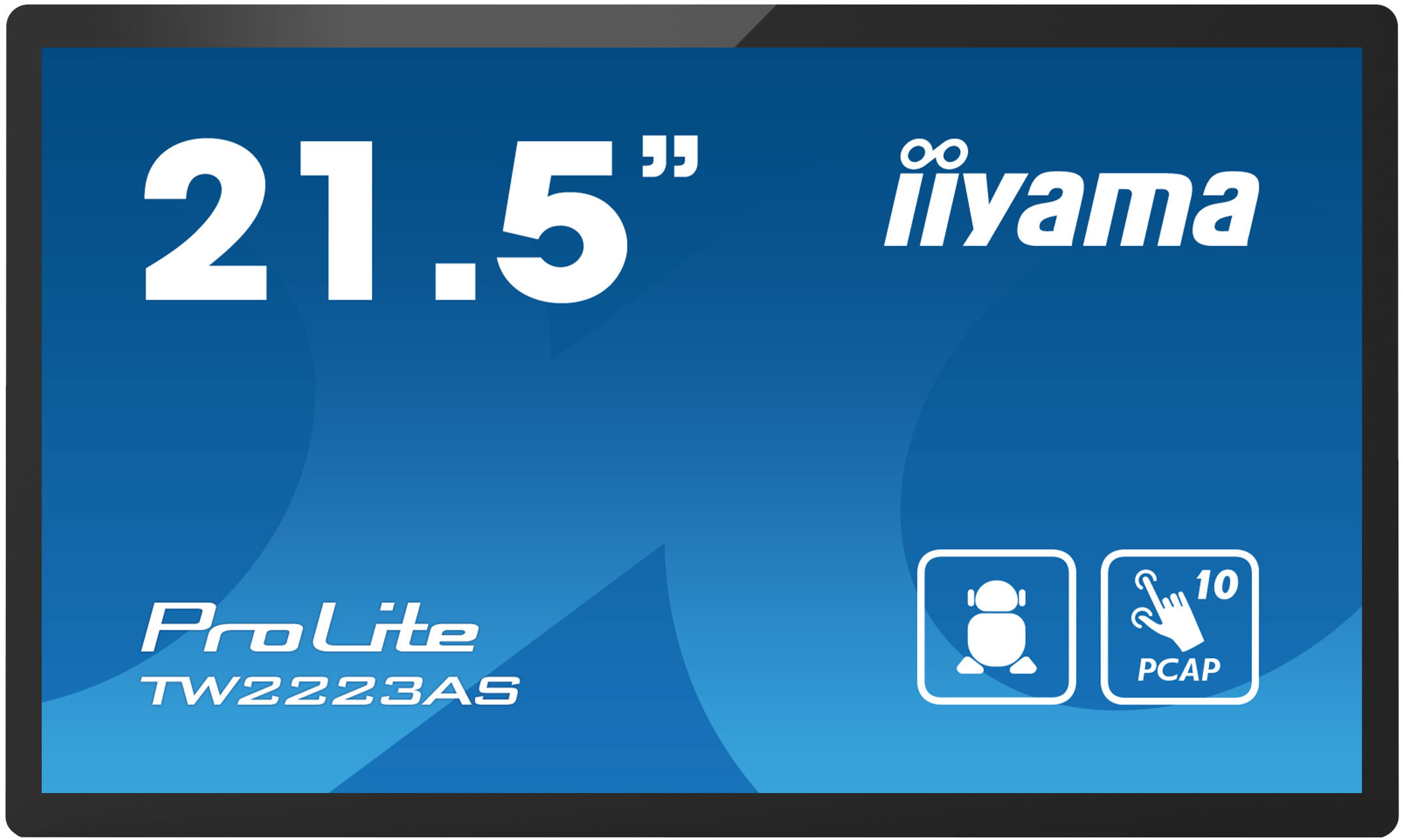 21,5" monitor iiyama TW2223AS-B2 s moderním designem