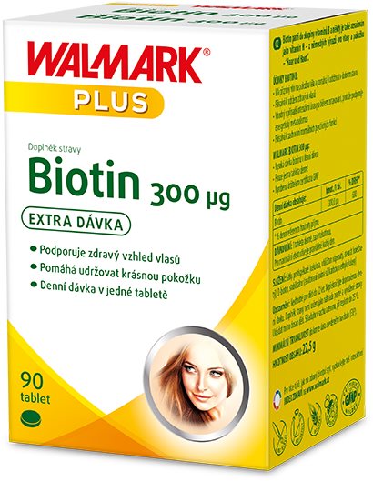 Walmark Biotin 300 µg 90 tablet