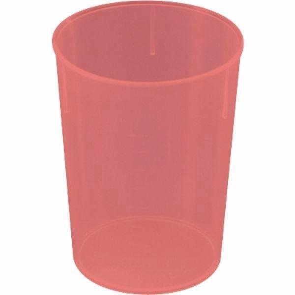 Waca Kelímek plast 250 ml, červený