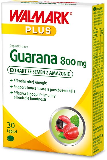 Walmark Guarana 800 mg, 30 tablet