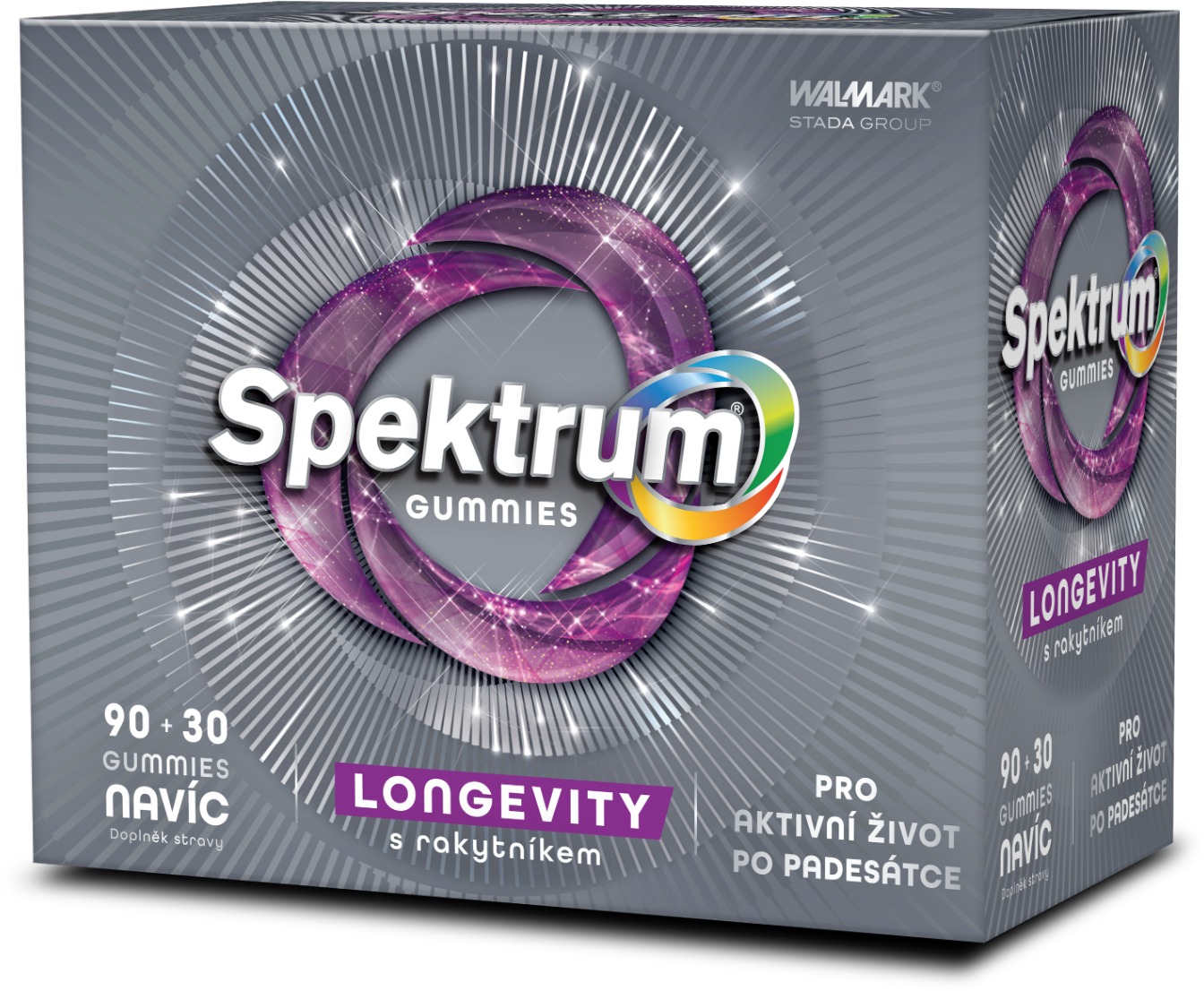 Spektrum Gummies Longevity s rakytníkem 90+30 gummies