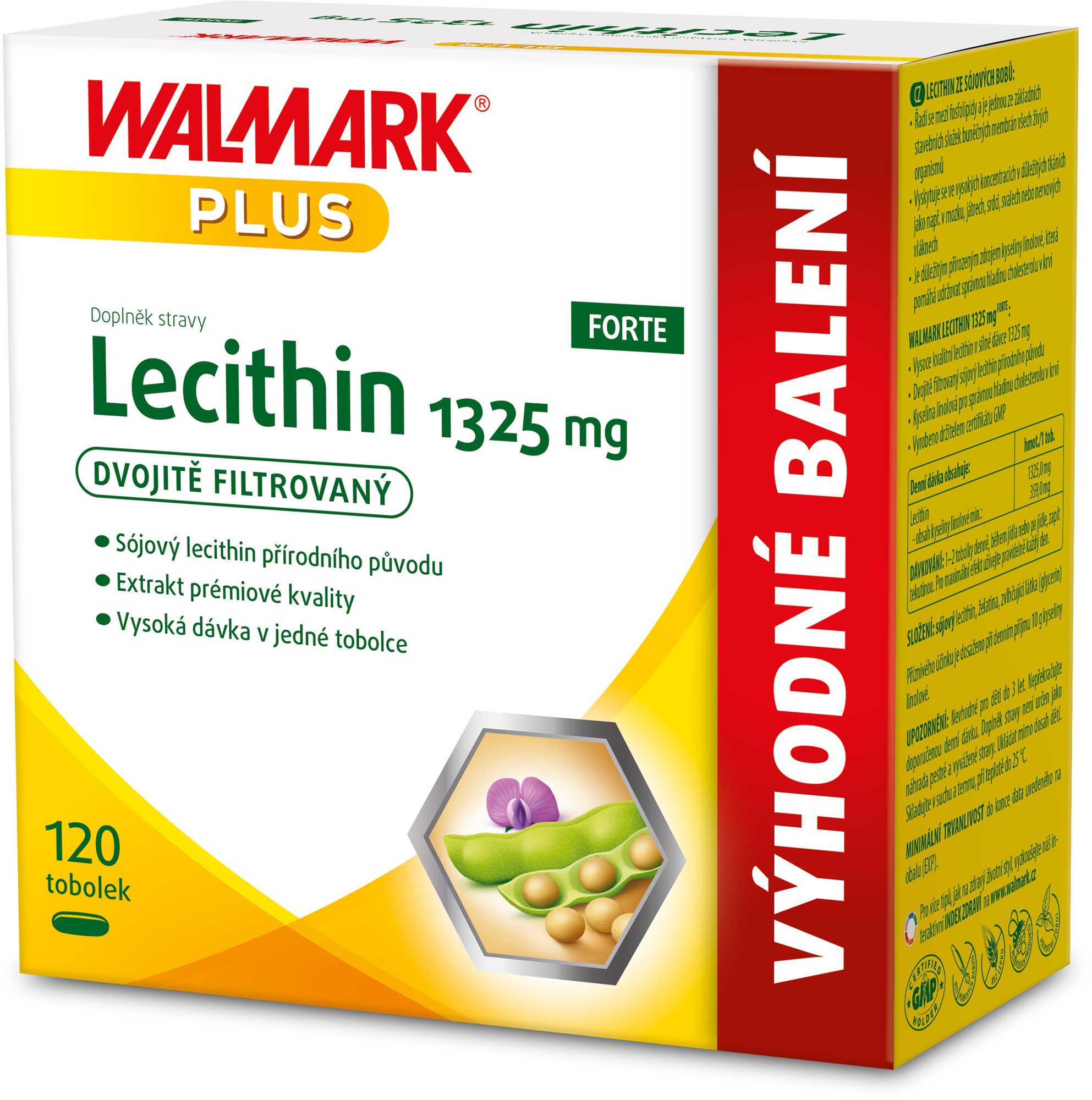 Walmark Lecithin 1325 mg FORTE 120 tablet