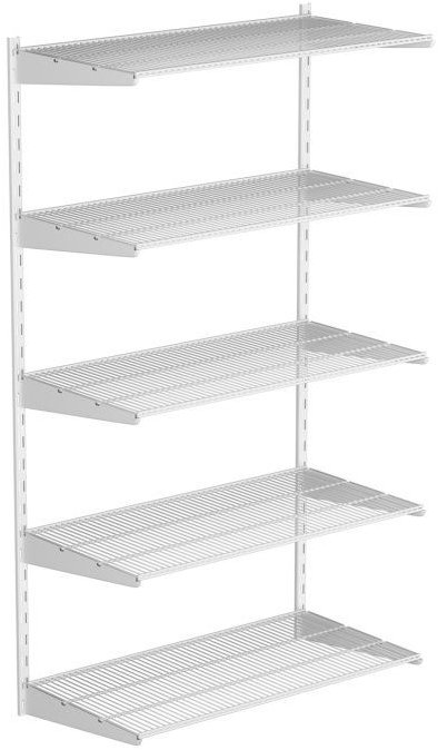 Walteco Nástěnná regálová sestava Single, 1500 × 830 mm, bílá