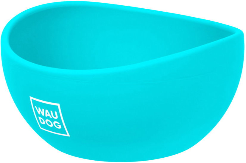 Waudog Miska silikonová malá 250 ml, tyrkysová