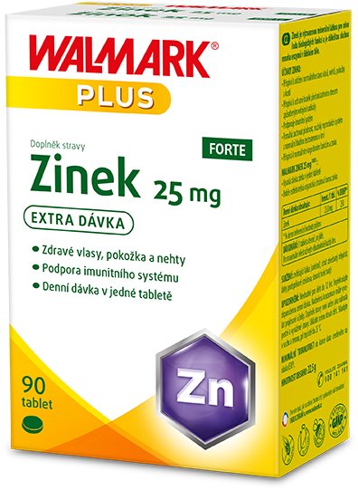 Walmark Zinek 25 mg Forte 90 tablet