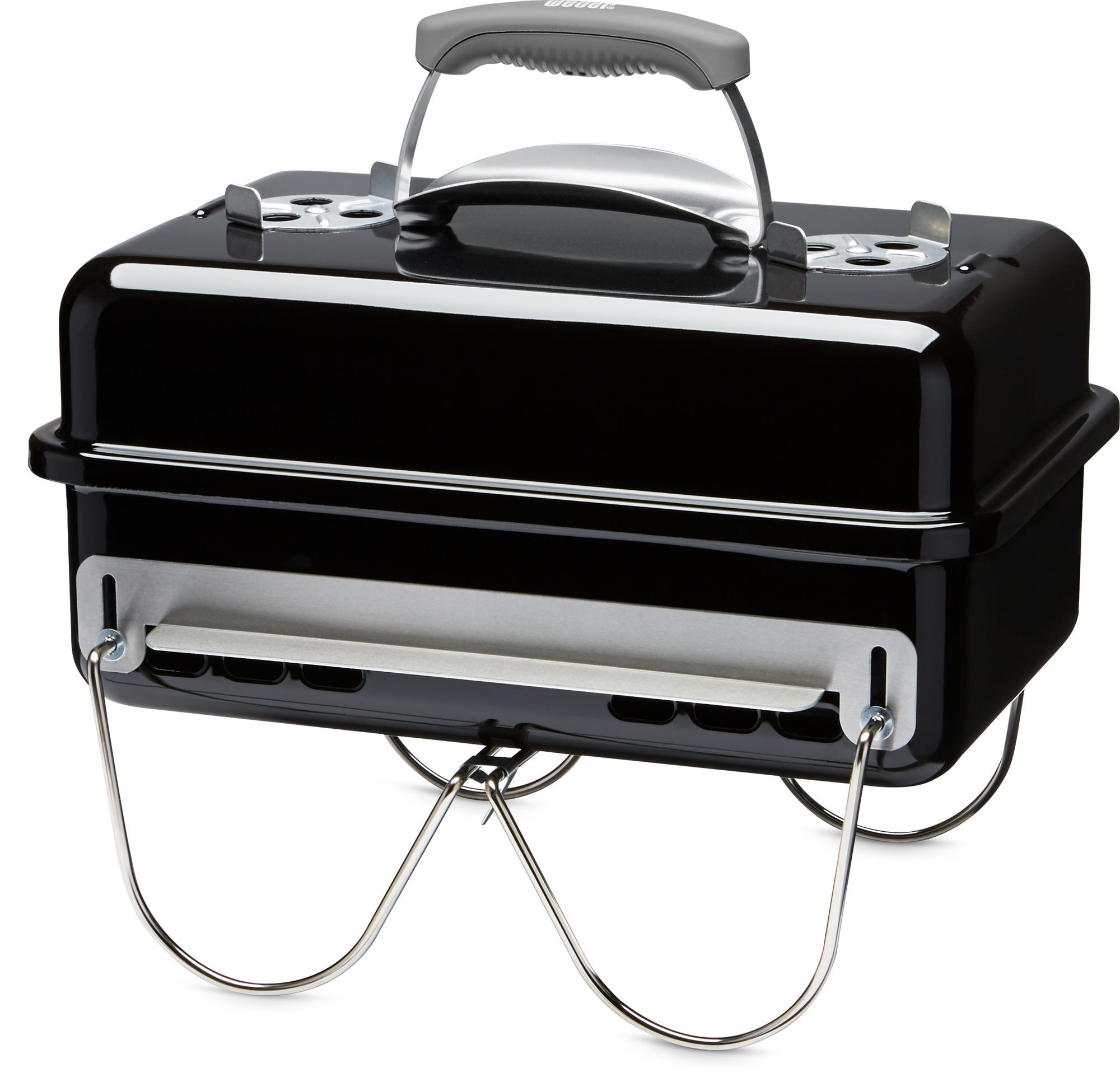 WEBER Gril na dřevěné uhlí Go-Anywhere Black, cestovní