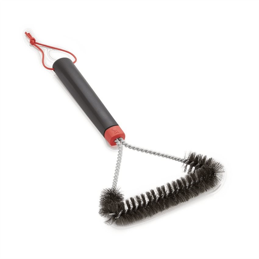 WEBER Kartáč na gril - třístranný, na čištění roštů, 30 cm