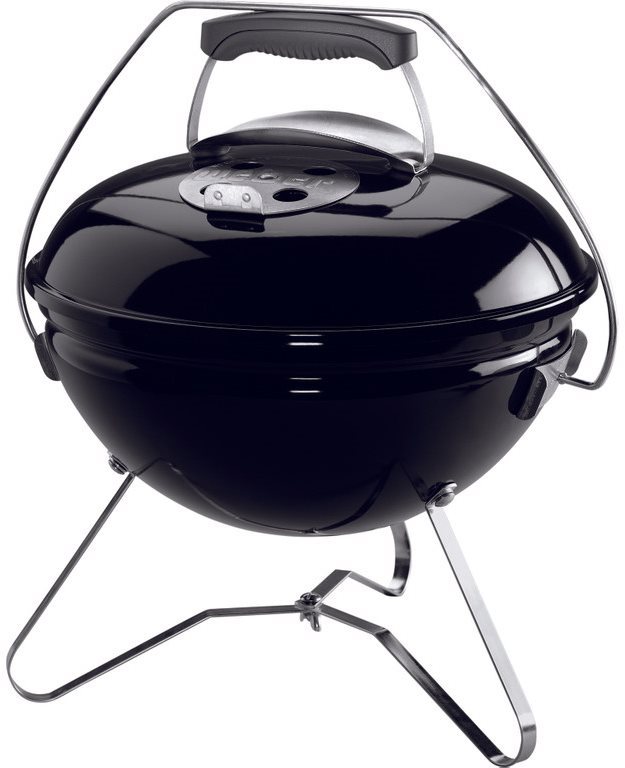 WEBER Gril na dřevo a uhlí Smokey Joe Premium, černý 37 cm