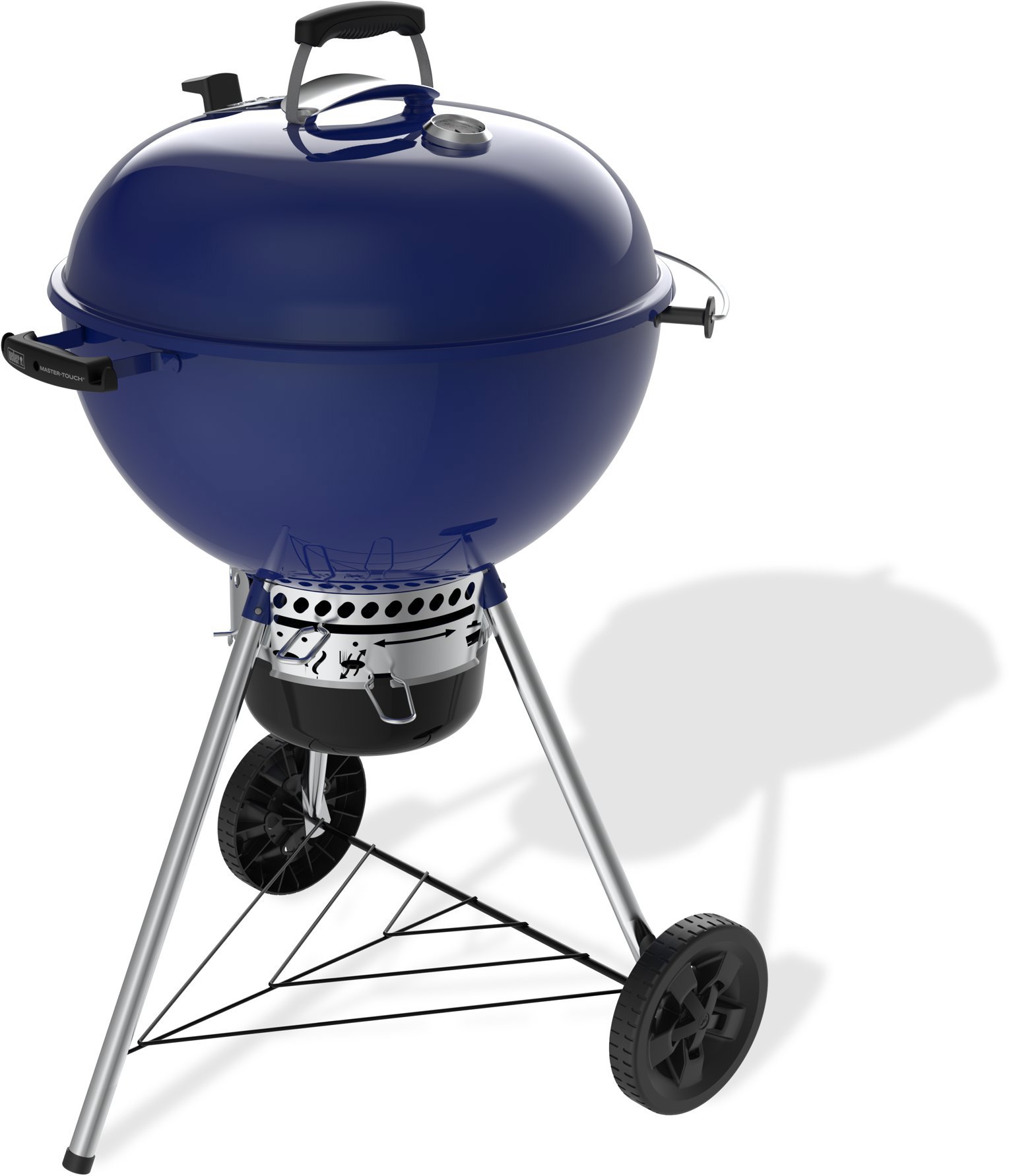 WEBER Gril na dřevo a uhlí Master-Touch GBS C-5755 O 57 cm, Ocean Blue
