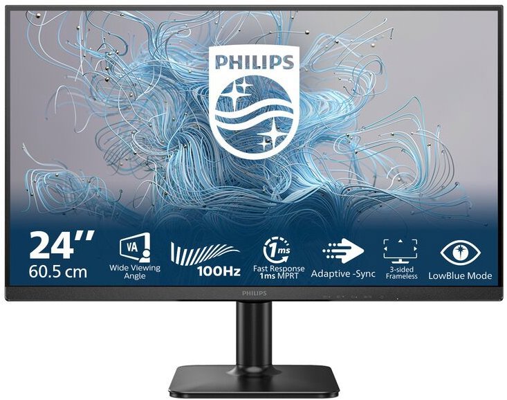 Monitor Philips 24E2N110LB/00 s úhlopříčkou 24 palců