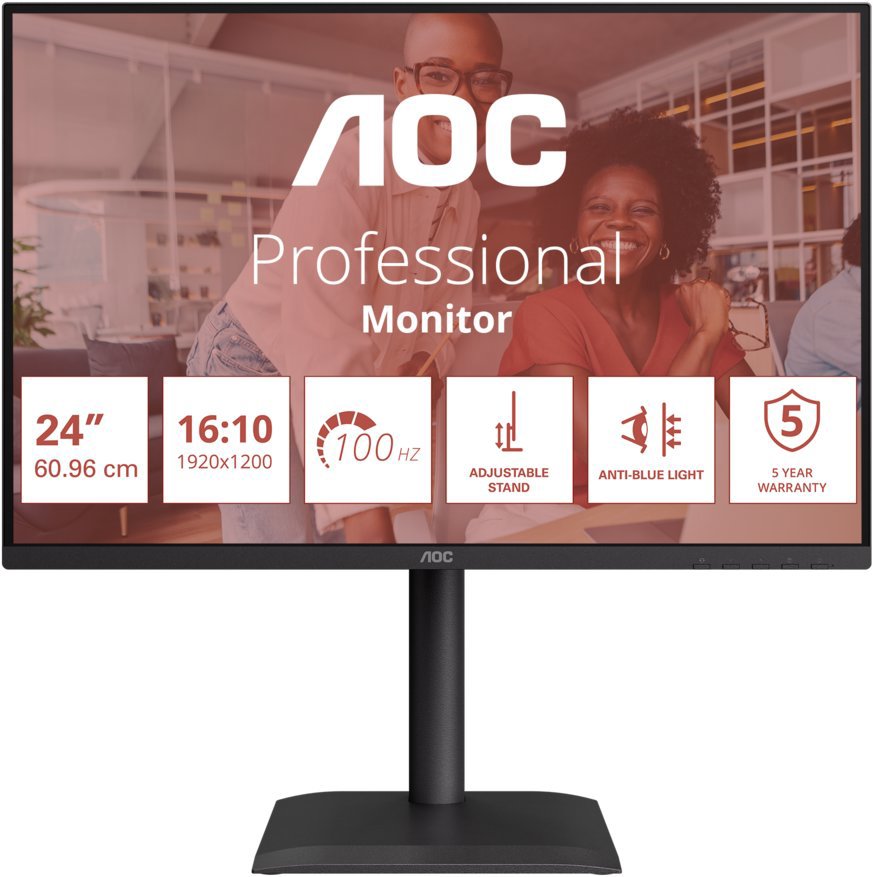 Monitor AOC X24E4U 24 palců s IPS panelem