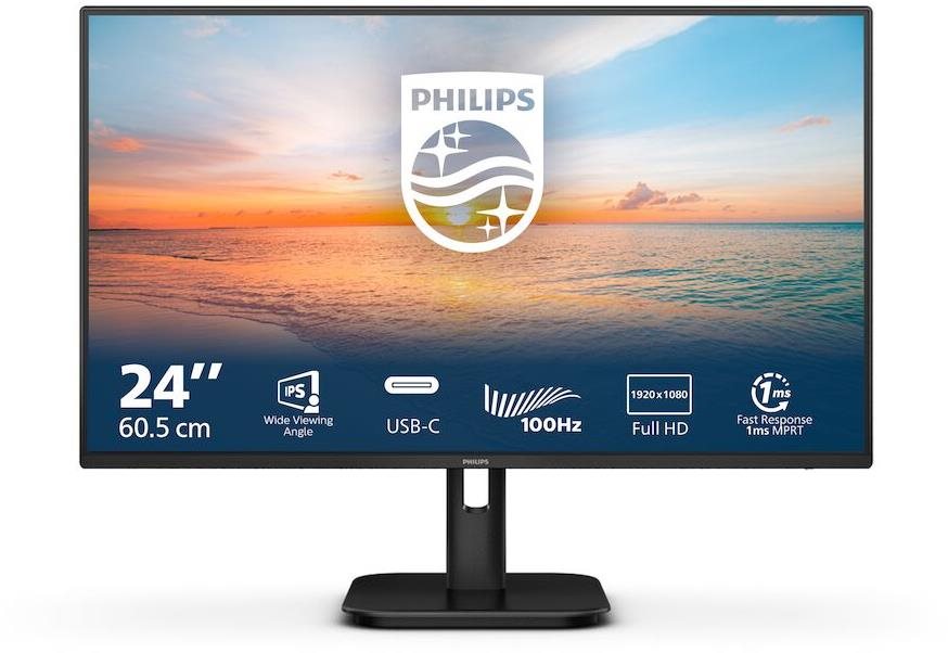 Monitor Philips 24E1N1300A s Full HD rozlišením a moderním designem