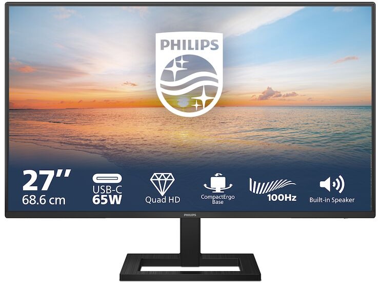 27" monitor Philips 27E1N1600AE s Full HD rozlišením