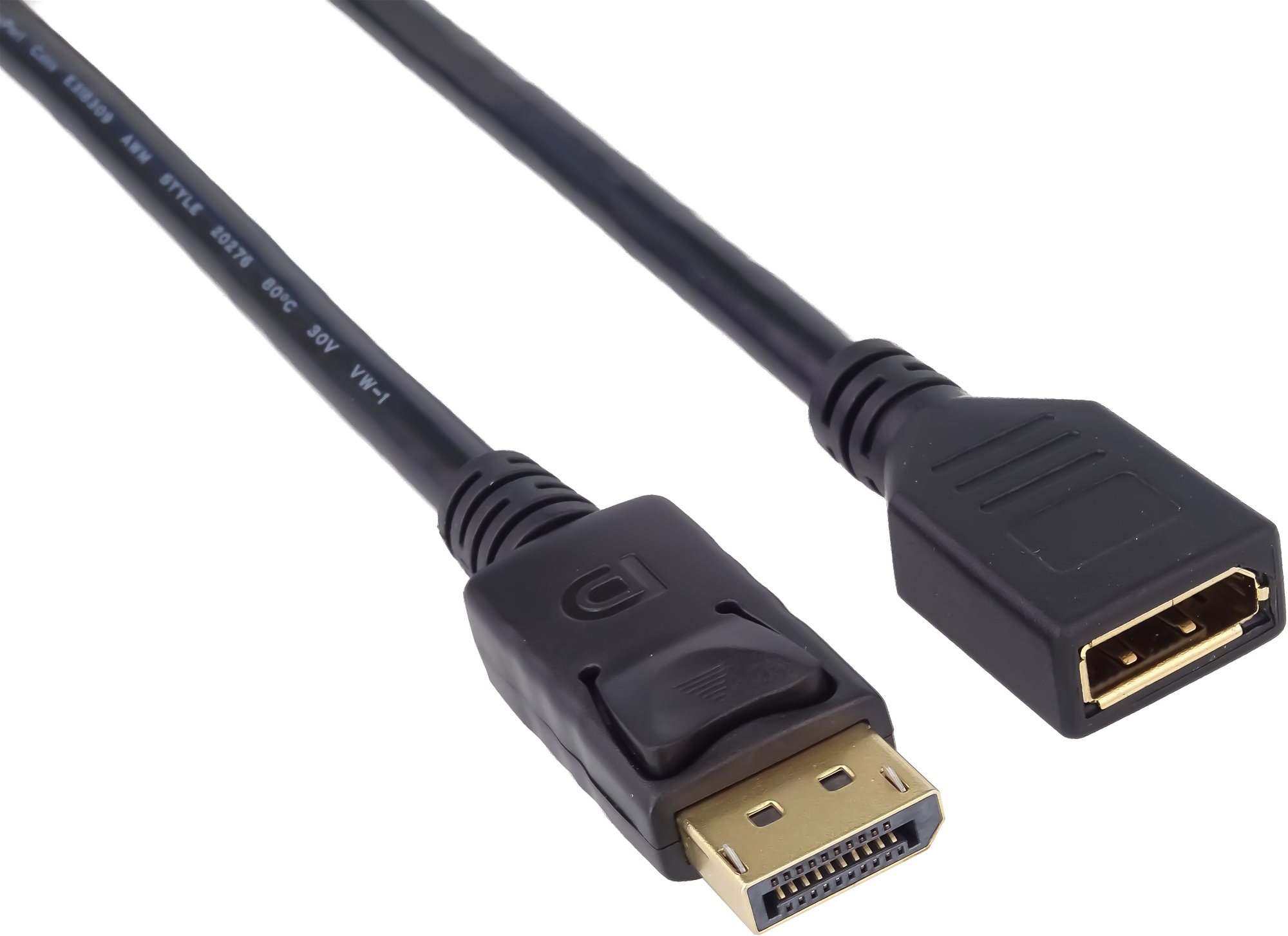 PremiumCord DisplayPort - DisplayPort prodlužovací, stíněný, 2m