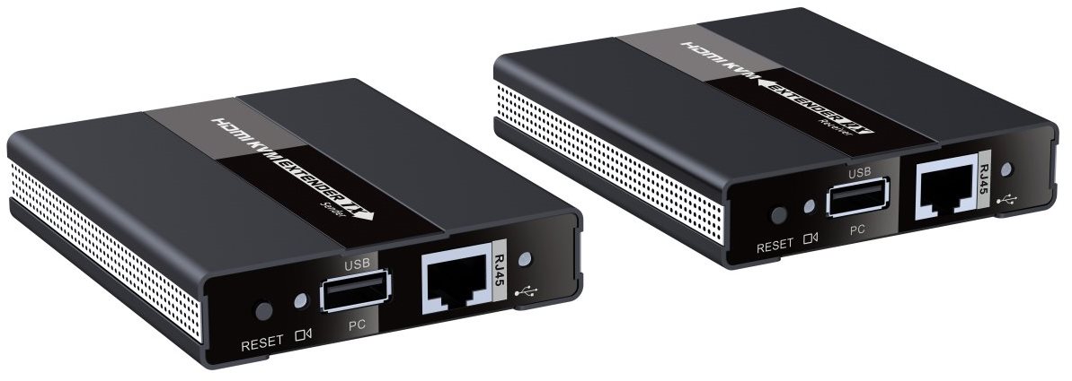 PremiumCord HDMI extender s USB na 60m přes jeden kabel Cat5/6, bez zpoždění