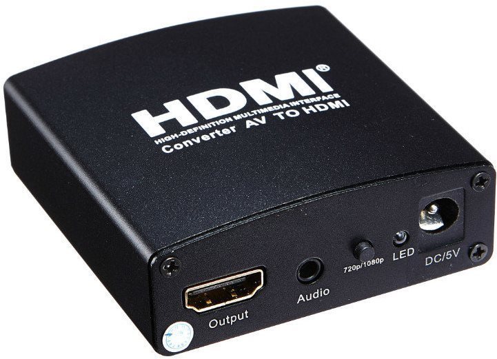 PremiumCord převodník AV signálu a zvuku na HDMI