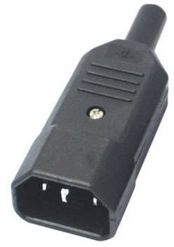 PremiumCord Konektor síťový 230V/M IEC C14