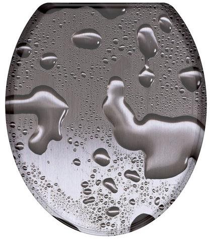 SCHÜTTE Záchodové prkénko GREY STEEL