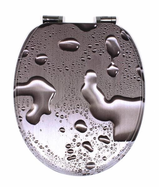 SCHÜTTE Záchodové prkénko pomalé zavírání GREY STEEL