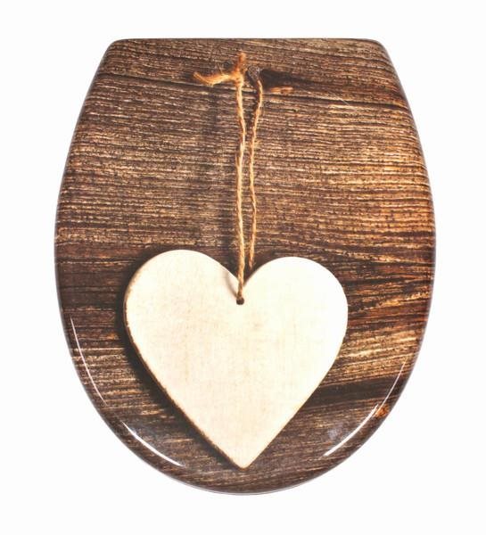 SCHÜTTE Záchodové prkénko pomalé zavírání WOOD HEART