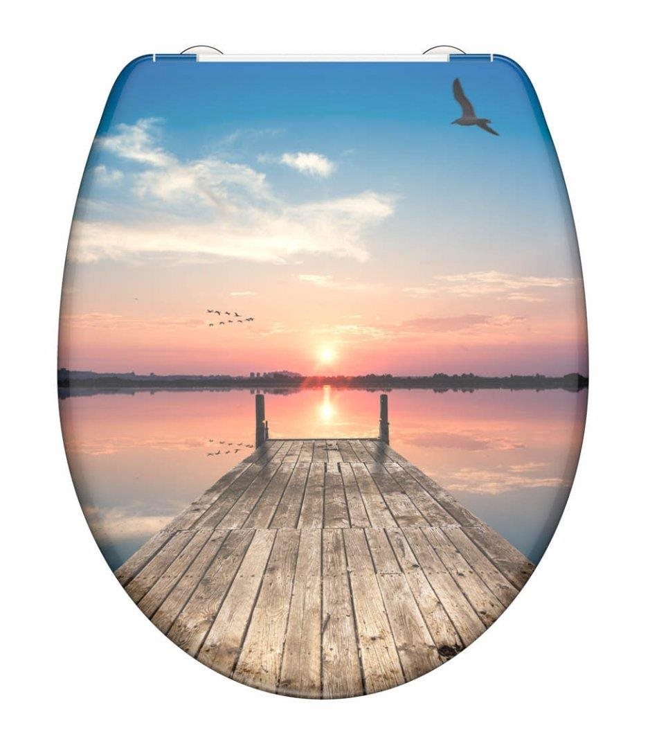 SCHÜTTE Záchodové prkénko pomalé zavírání SUNSET SKY