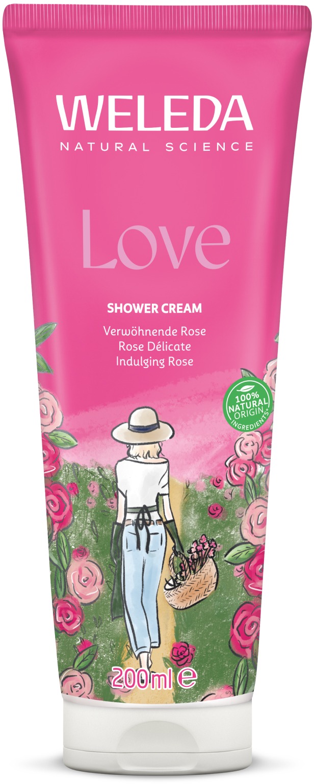 Weleda Love Růžový sprchový krém 200 ml