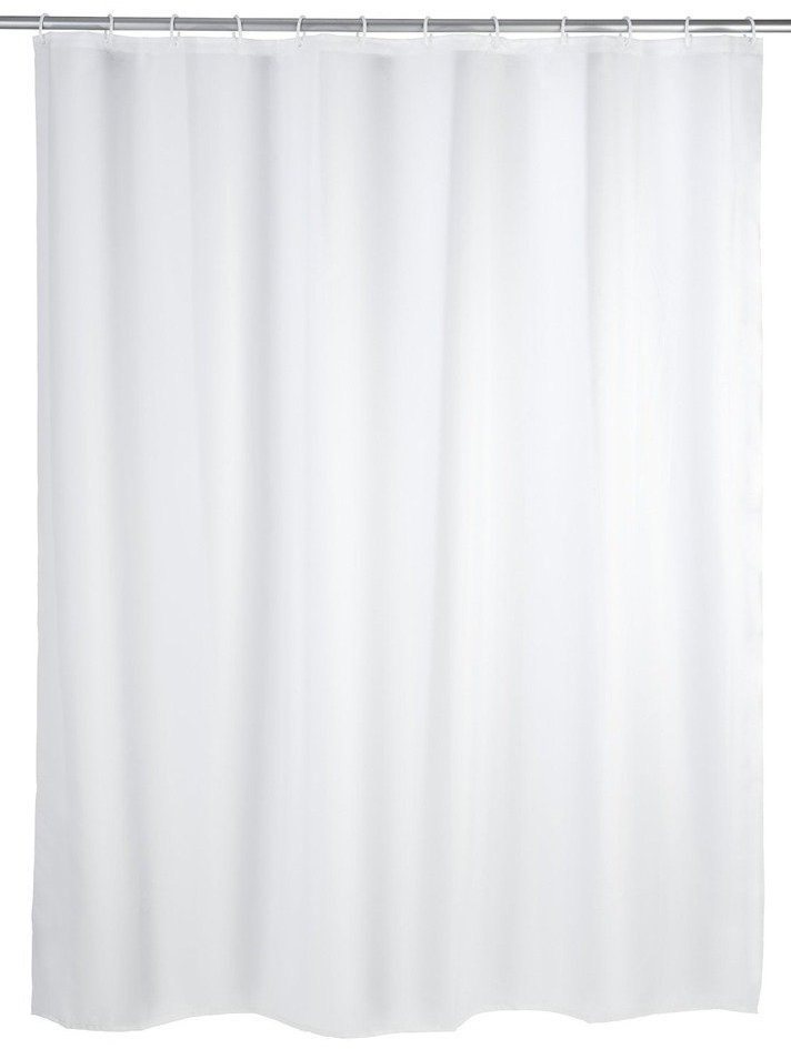 Wenko Sprchový závěs textilní Peva, bílý, 120 × 200 cm