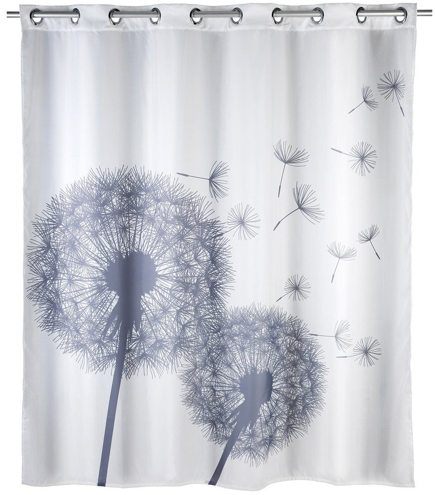 Wenko Sprchový závěs textilní Astera Flexi, 180 × 200 cm