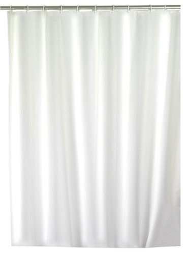 Wenko Sprchový závěs textilní, polyester, bílý, 120 × 200 cm