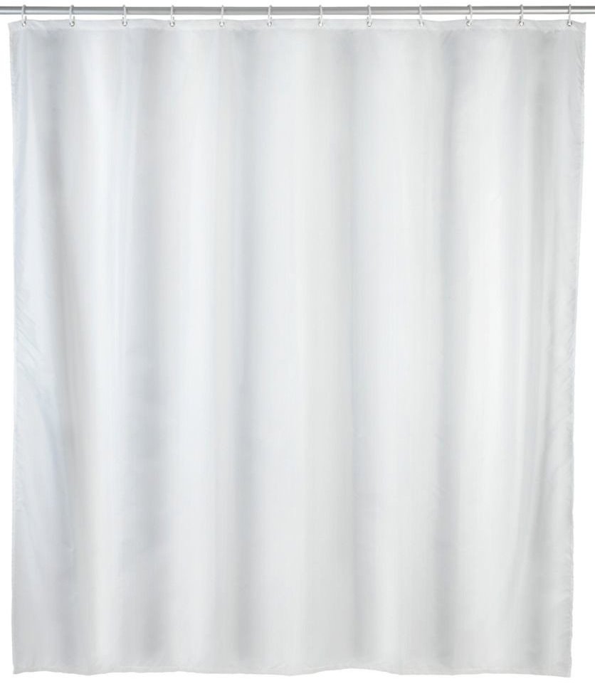 Wenko Sprchový závěs Uni, bílý, 120 × 200 cm