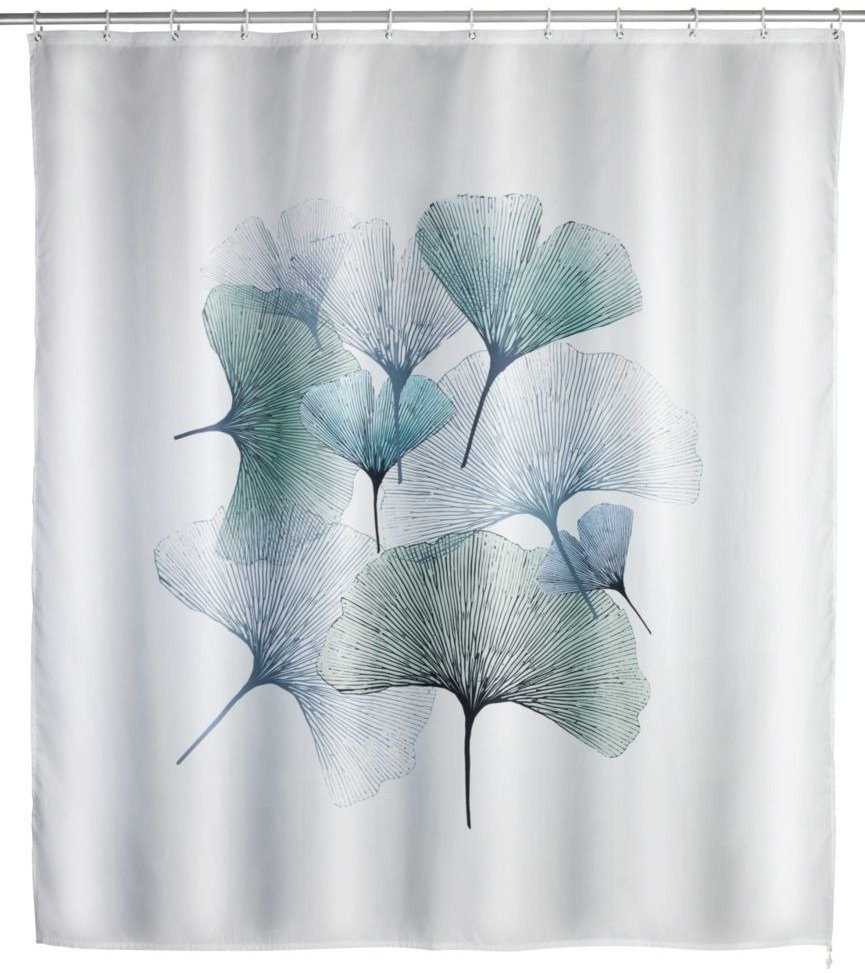 Wenko Protiplísňový sprchový závěs Gingko, polyester