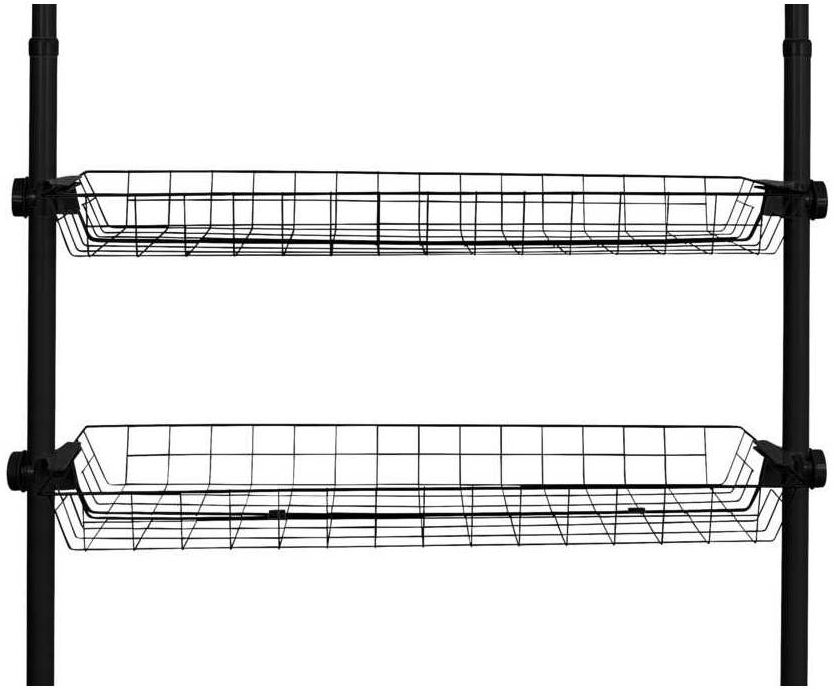 Wenko Košík do šatní skříně HERKULES 2 kusy, 83 × 38 × 8 cm