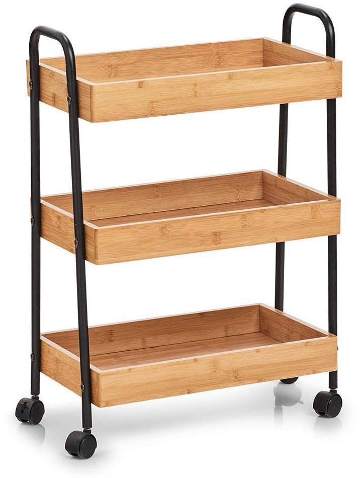 Kuchyňský vozík Zeller se 3 policemi v moderním designu