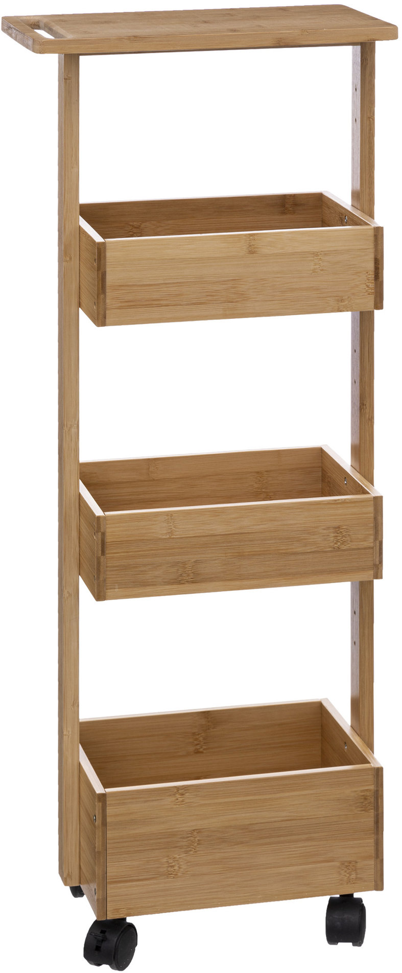 Úzký koupelnový regál na kolečkách 5five Simply Smart