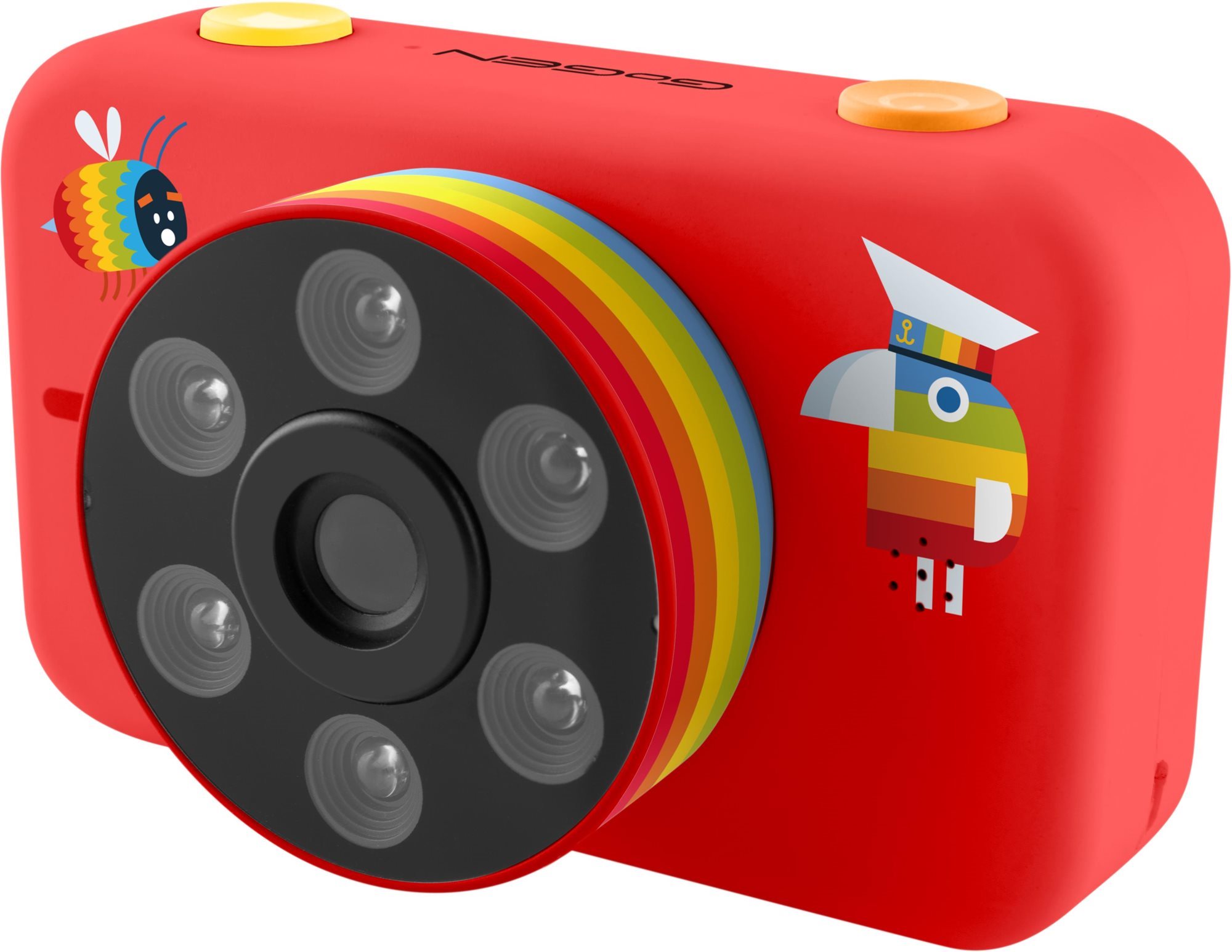 GoGEN Déčko v červené barvě, dětský digitální fotoaparát