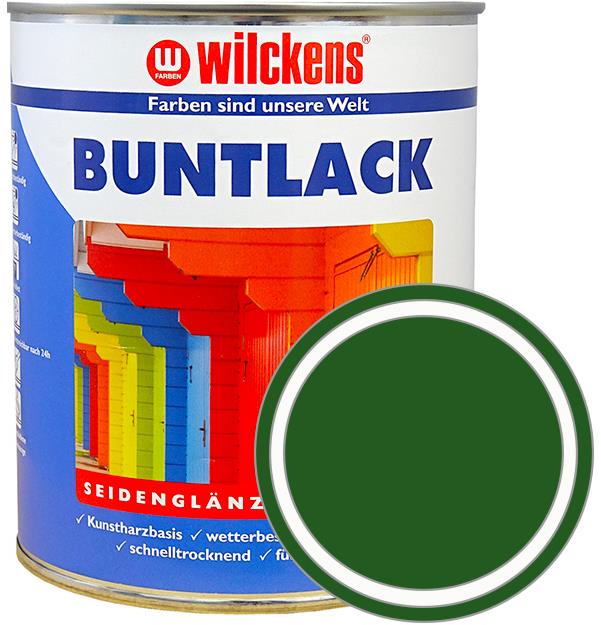Wilckens Německá syntetická vrchní barva pololesk Buntlack Seidenglaenzend 0,75 l, zelená