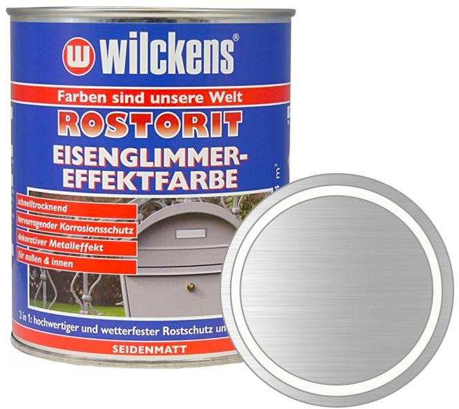 Wilckens Samozákladující syntetická barva s efektem železité slídy 0,75 l, stříbrná