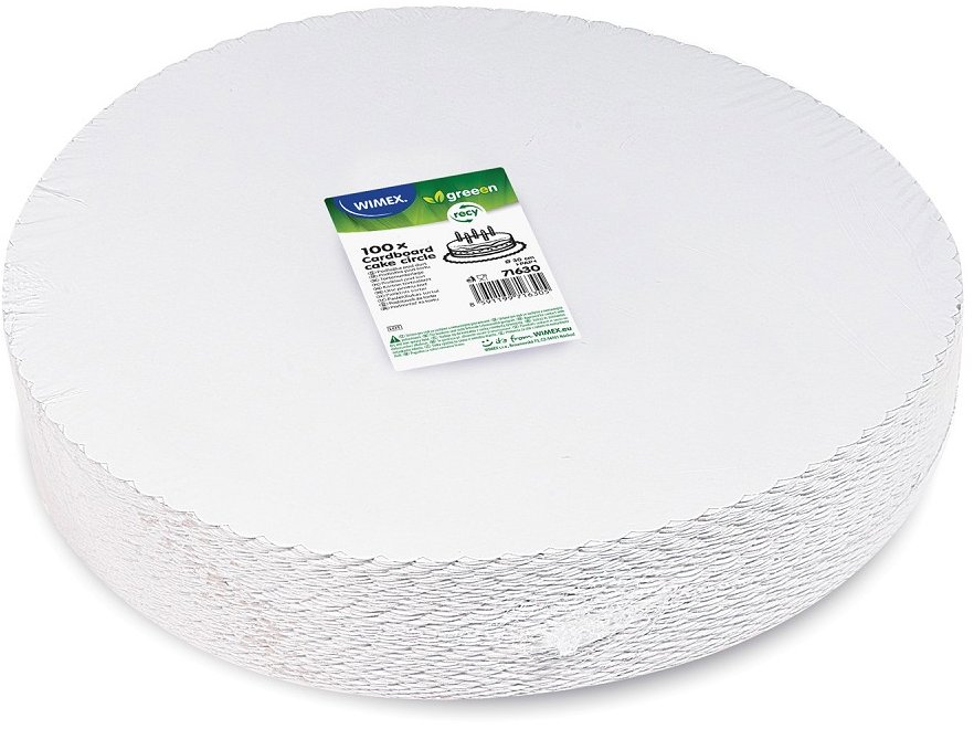 Wimex podložka pod dort průměr 30 cm, bílá - 100 ks