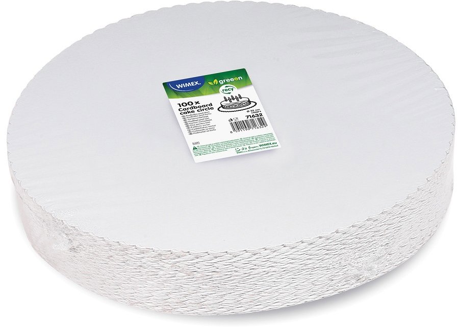 Wimex podložka pod dort průměr 32 cm, bílá - 100 ks