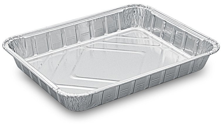 Wimex Hliníková menu mísa 930 ml, 227 × 177 × 30 mm, nedělená - 100 ks