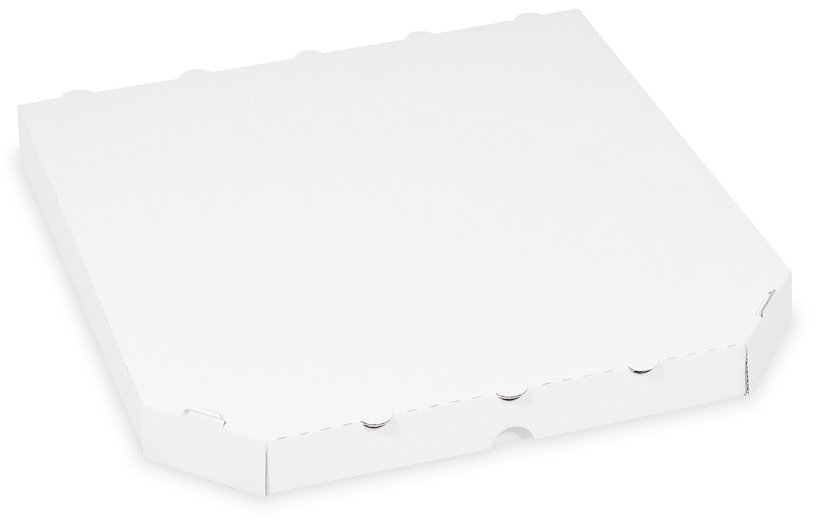 Wimex Krabice na pizzu E6 extra-pevná 32 × 32 × 3 cm, bílá - 100 ks