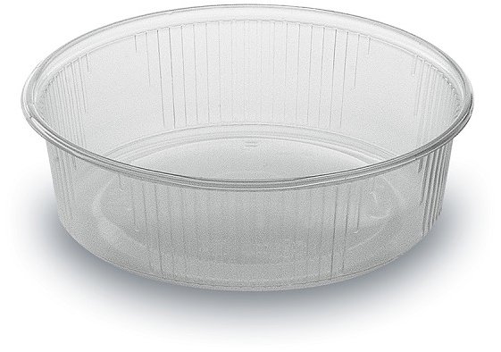 Wimex Plastová miska 125 ml, průměr 101 mm, průhledná - 100 ks
